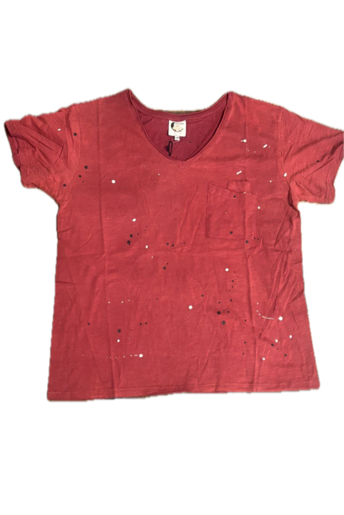 Jaded Gypsy- Moon Dance Tee (Wine Splatter)