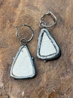 Art by Amy- Soldered Candy Corn Earrings