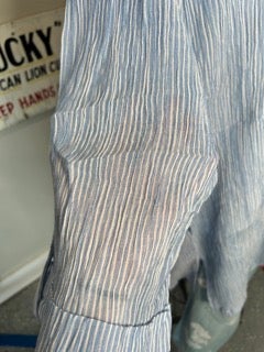 Final sale! Paper Lace-  Button Up (Blue Stripe)