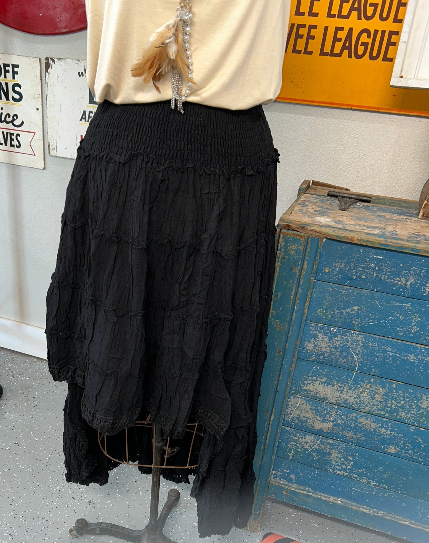 FINAL SALE!!! Jaded Gypsy- WC Skirt (Black)