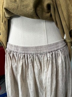 Paper Lace-Ruffle Bottom Skirt (Tye Dye)