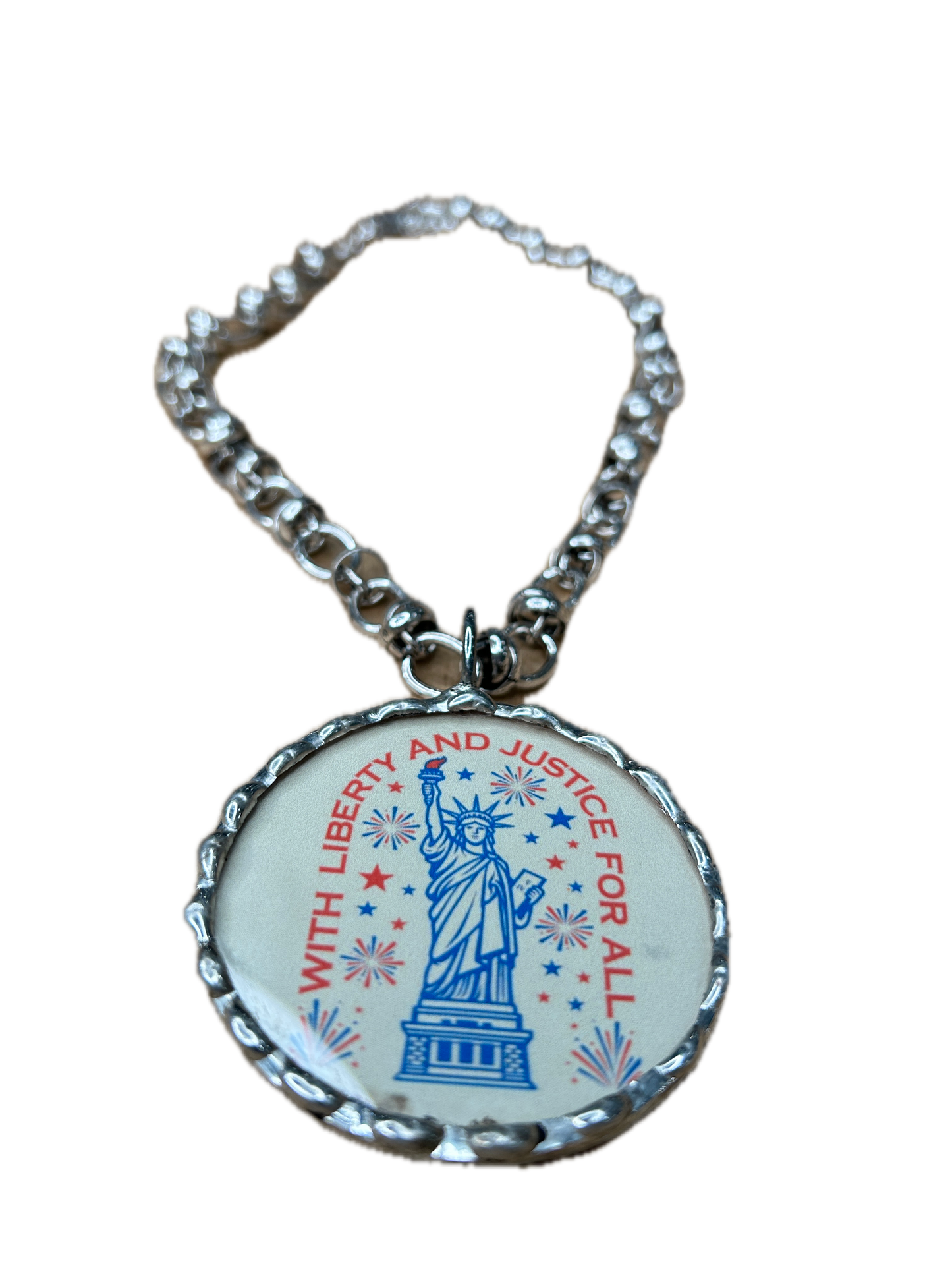 With Liberty and Justice for All Necklace