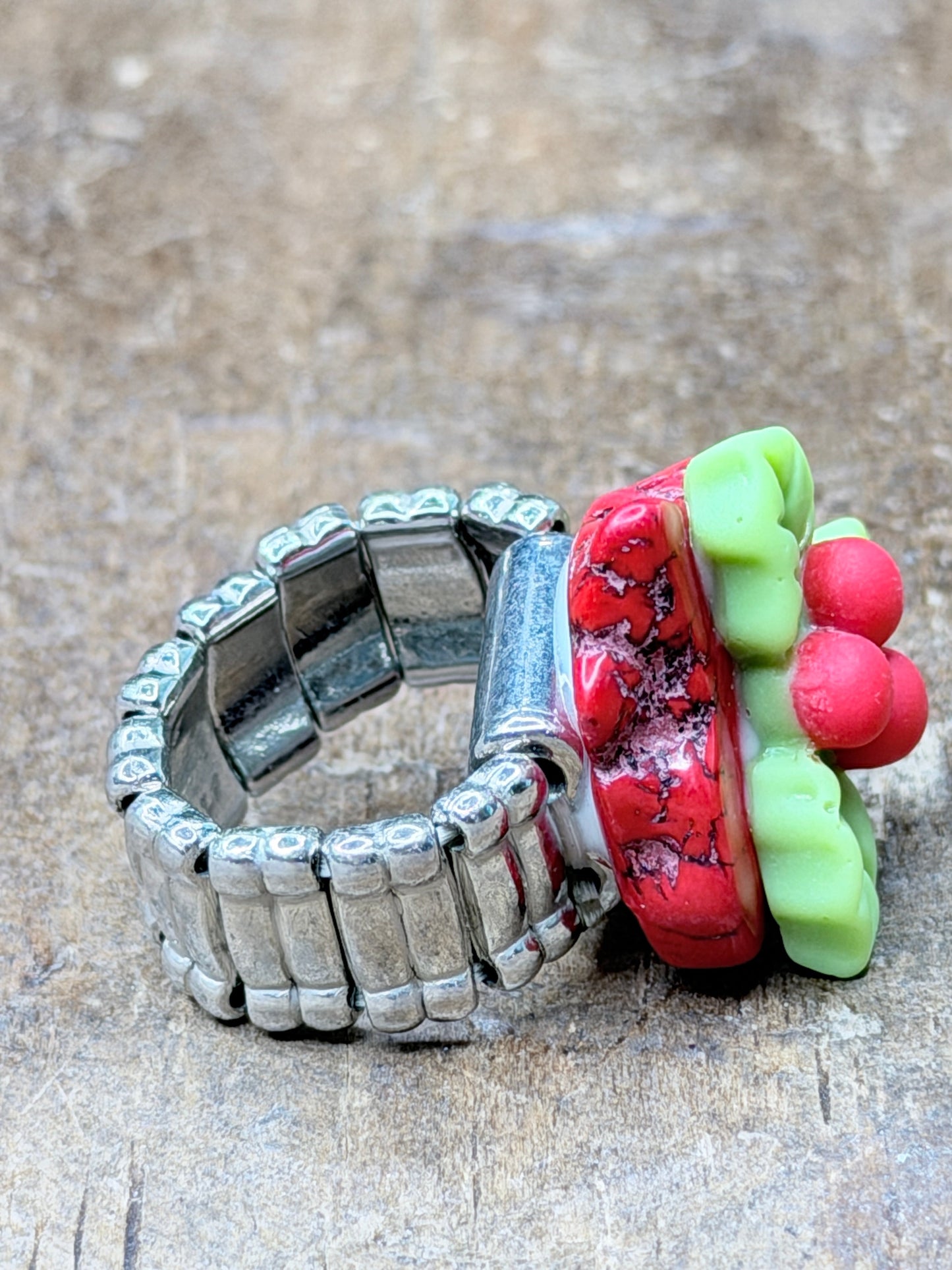 Holly Berry Stretch Ring - ERR ORIGINAL