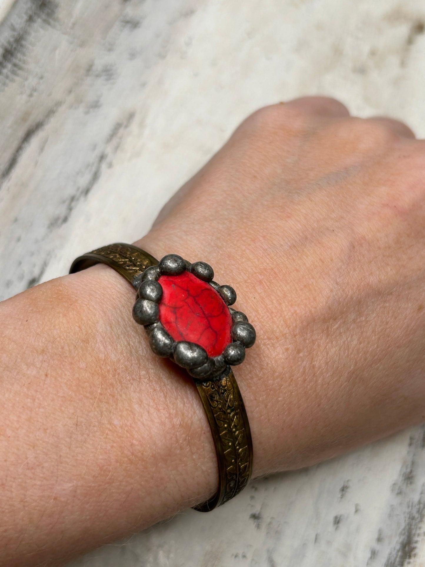 Art By Amy- Soldered Coral Cuff