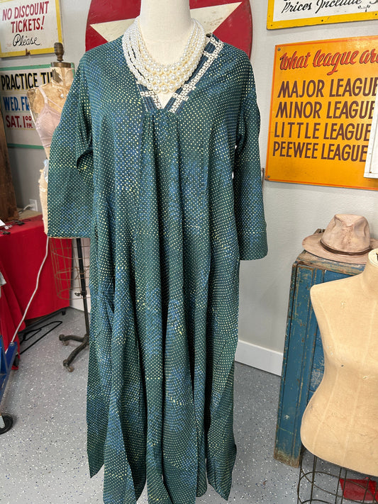 Polka Dot Dress (Green)