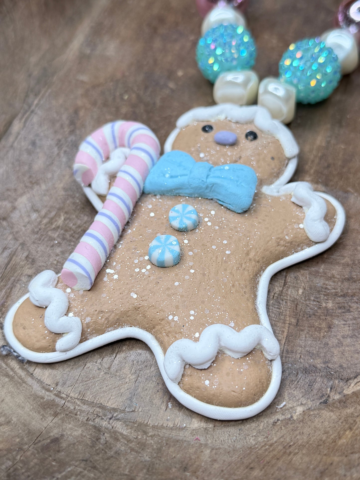 Little Gingerbread Boy Necklace - ERR ORIGINAL