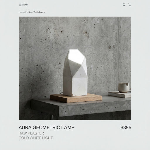 Plaster Core Lamp