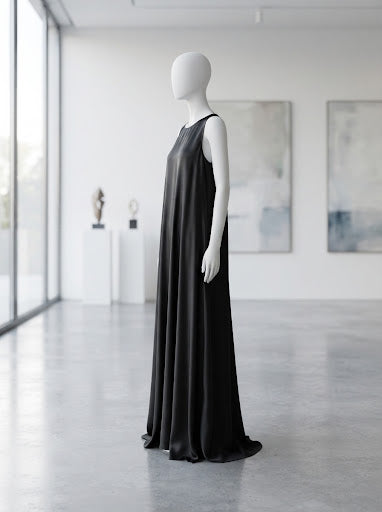 Draped Silk Blouse