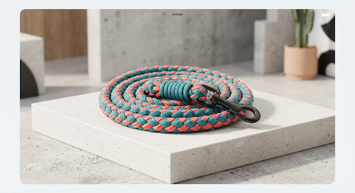 Neon Braided Adventure Leash
