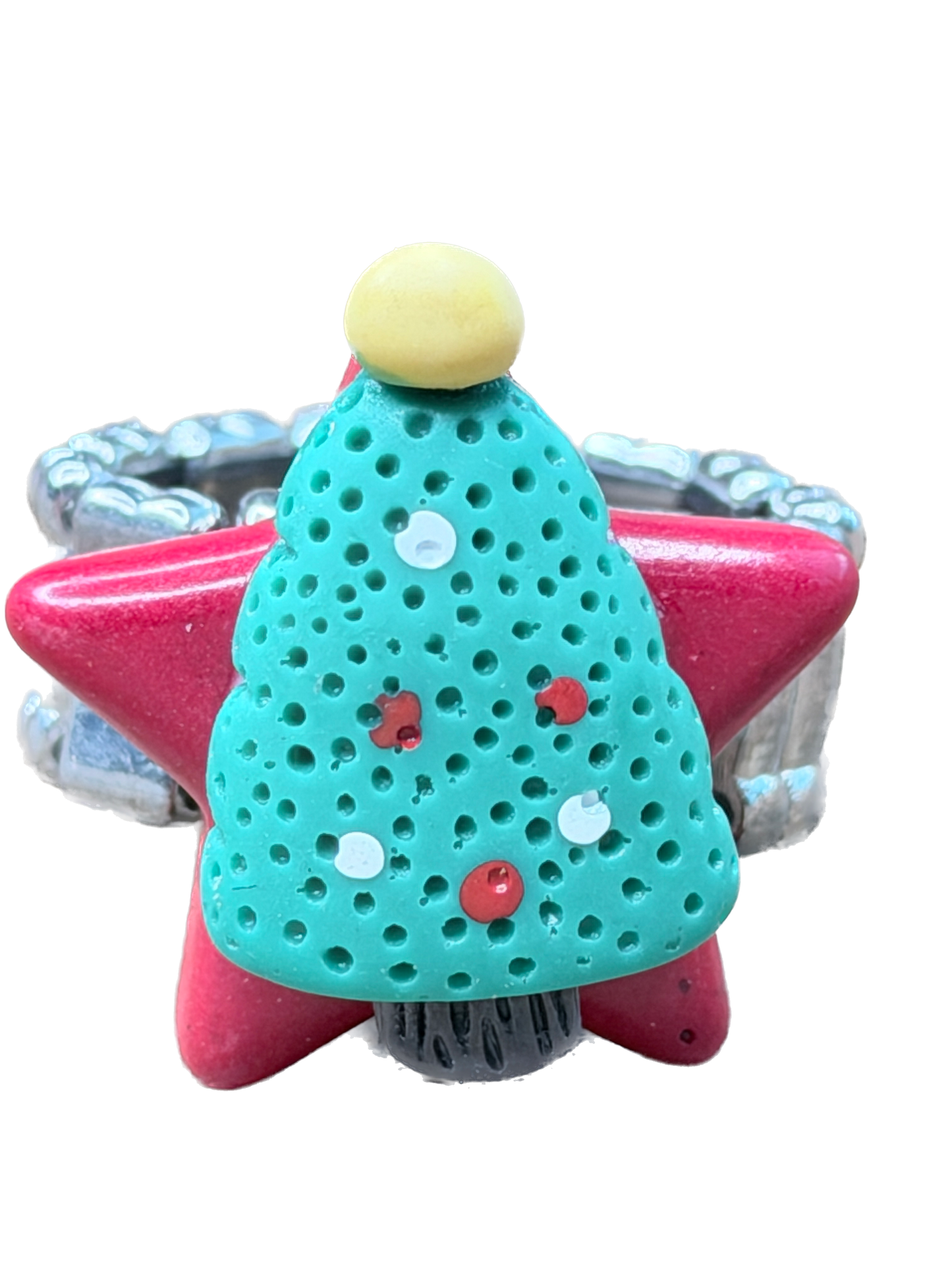 Christmas Tree Star Stretch Ring - ERR ORIGINAL