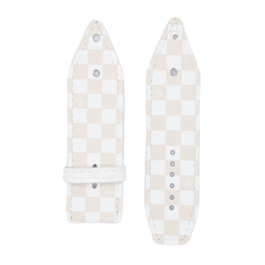 Peach Mini Checks Sivella Watchband (Size 2)