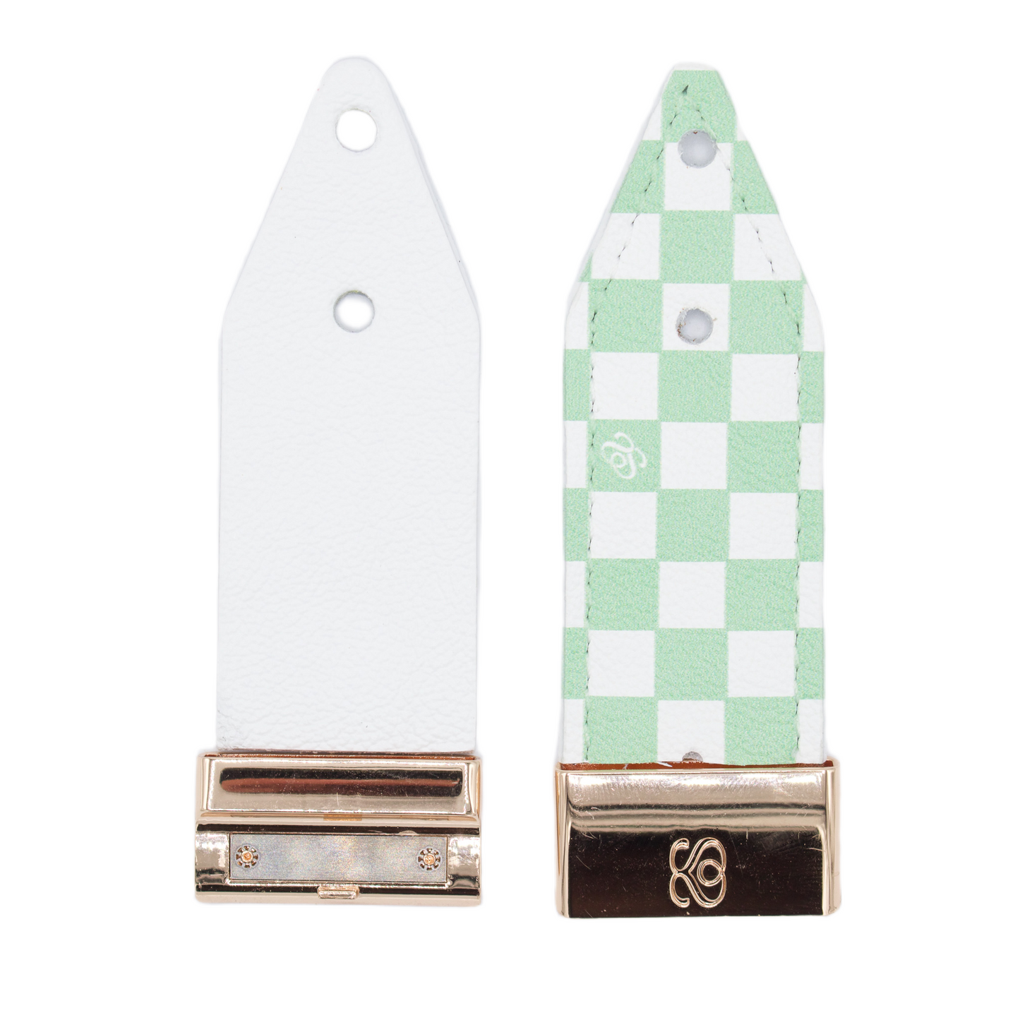Mint Mini Checks & White Watchlet (Sizes 5.5" - 6.5")