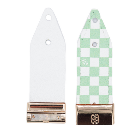 Mint Mini Checks & White Watchlet (Sizes 5.5" - 6.5")