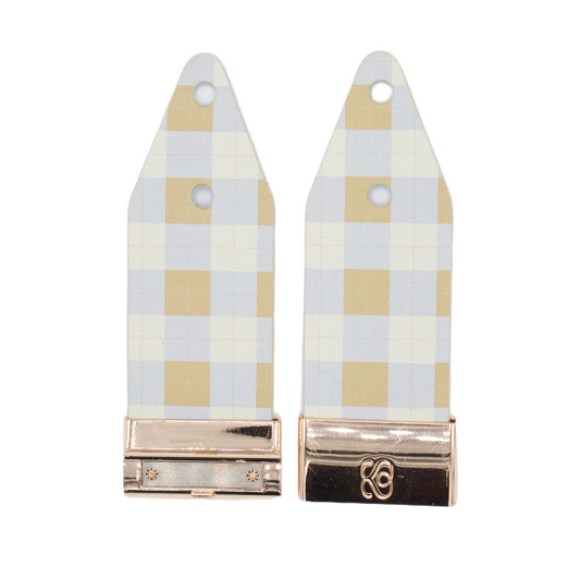 Cream Plaid Watchlet (Sizes 5.5" - 6.5")