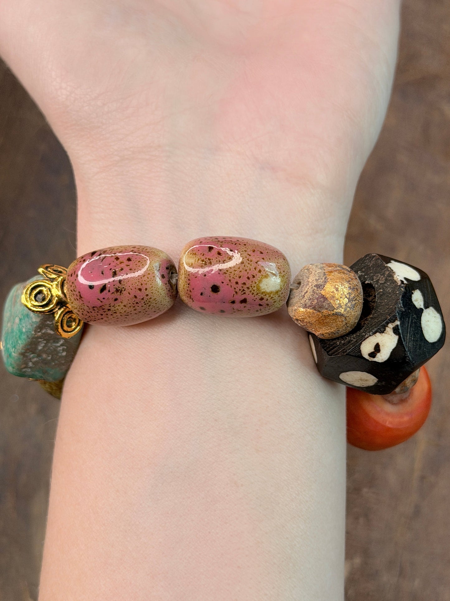 Chunky Colorful Beaded Bracelet- ERR Original