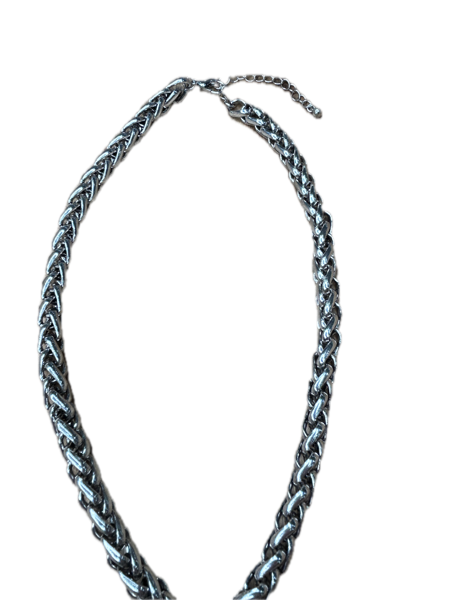 Rhinestone Flag Necklace