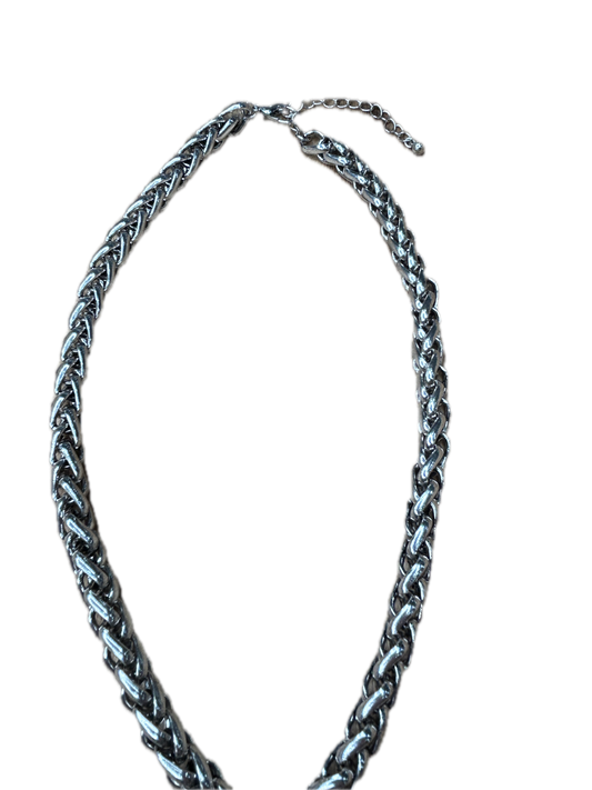 Rhinestone Flag Necklace