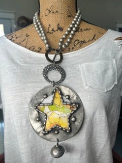 Art By Amy- Soldered Star Necklace B