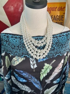 FINAL SALE Rare Bird- Silk Feathers Overlay/Arm Cover