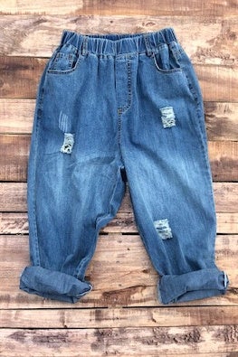 final sale Jaded Gypsy- Willow Creek Crop Pants