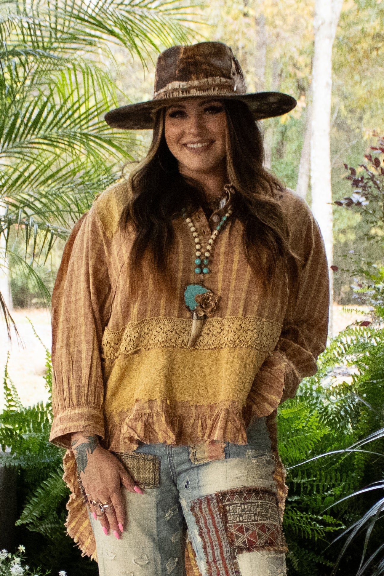 SALE Jaded Gypsy- Prairie Kiss Top *Final Sale*