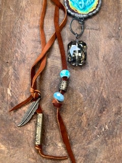Art By Amy- Native American Chief Necklace A