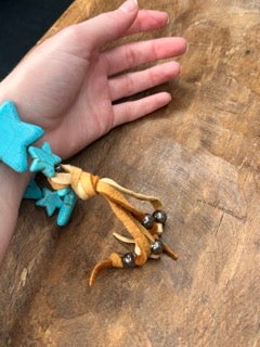 Art By Amy- Turquoise Star Bracelet