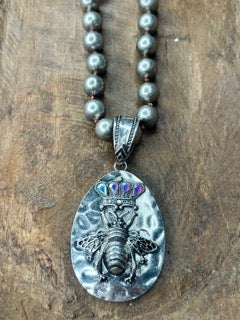Queen Bee Pendant Necklace