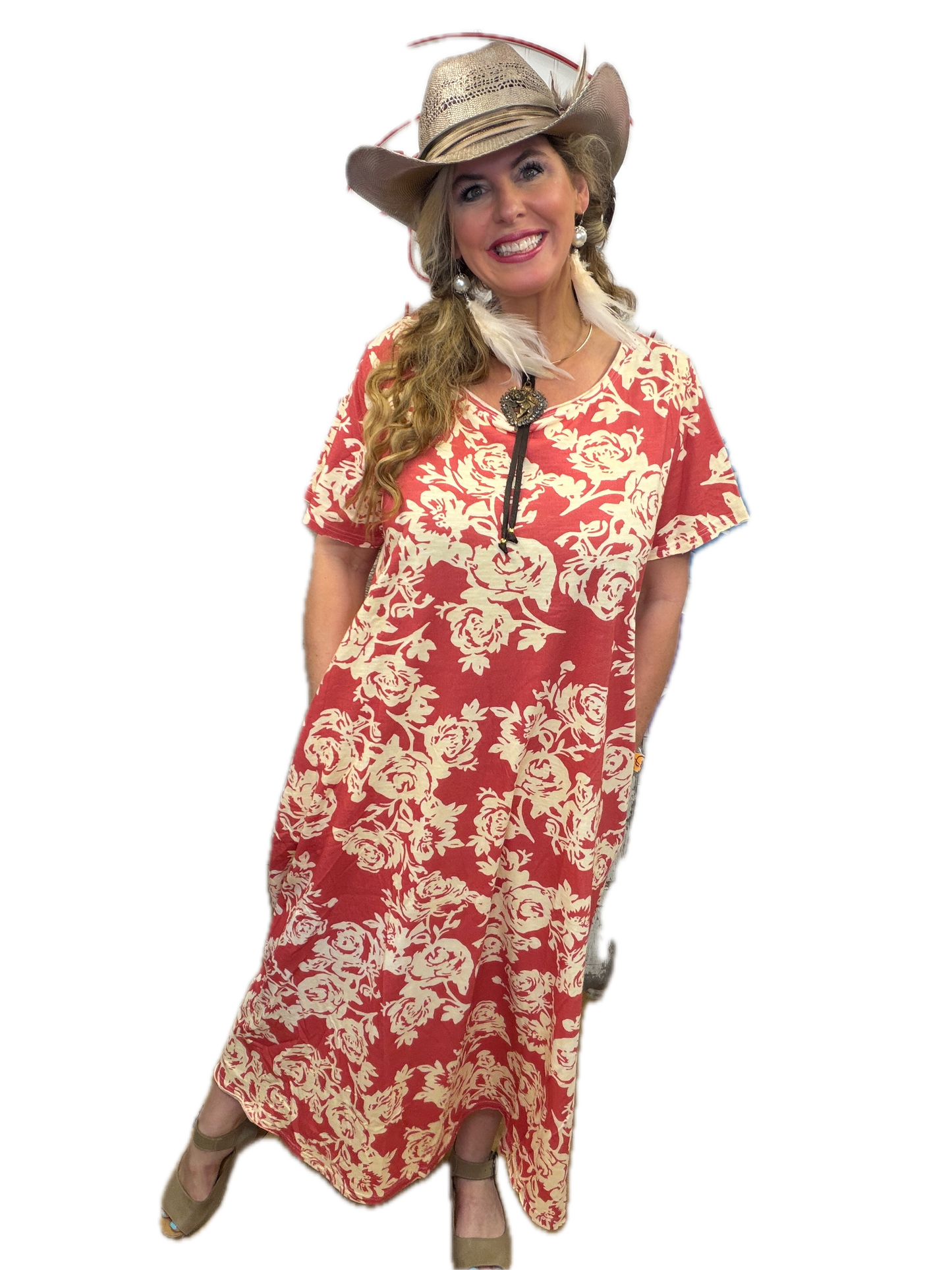 Jaded Gypsy- Weekend Wander Dress (Bed of Roses)