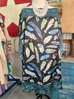 FINAL SALE Rare Bird- Silk Feathers Overlay/Arm Cover