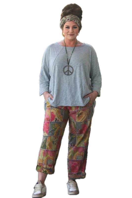 Jaded Gypsy- Be Free Top (Vintage Sky)