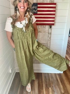 Jaded Gypsy-Bittersweet Romper (Vintage Olive)