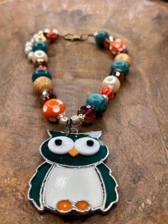 Ominous Owl Necklace- ERR Original Design