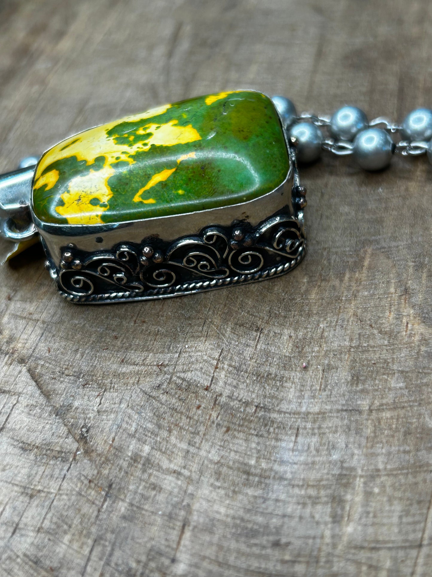 Jasper Pendant Necklace