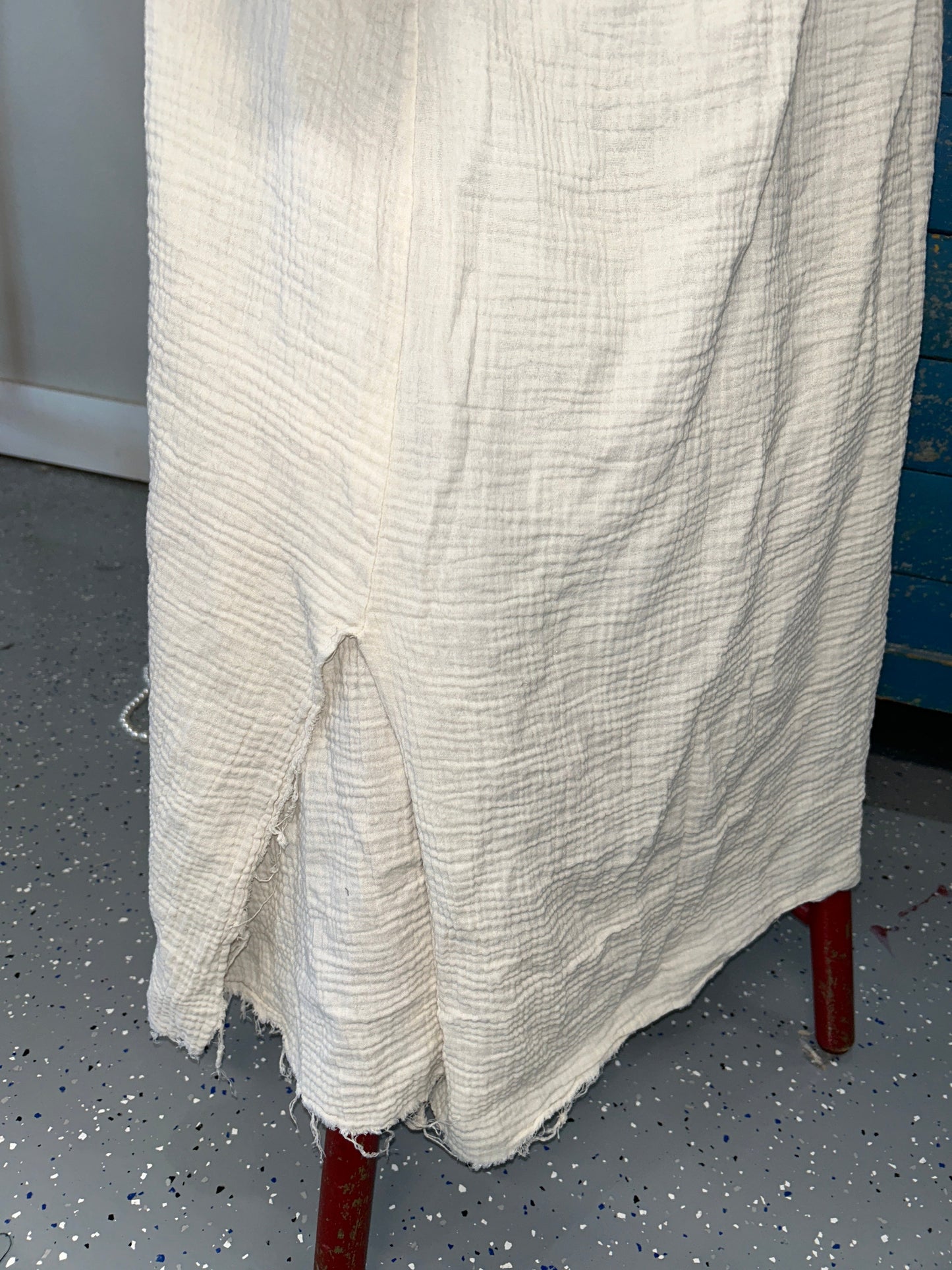 FINAL SALE! I Love Linen- Mineral Washed Kimono (Oatmeal)