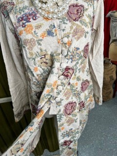 FINAL SALE Paper Lace- Floral Embroidered Jacket (Natural)