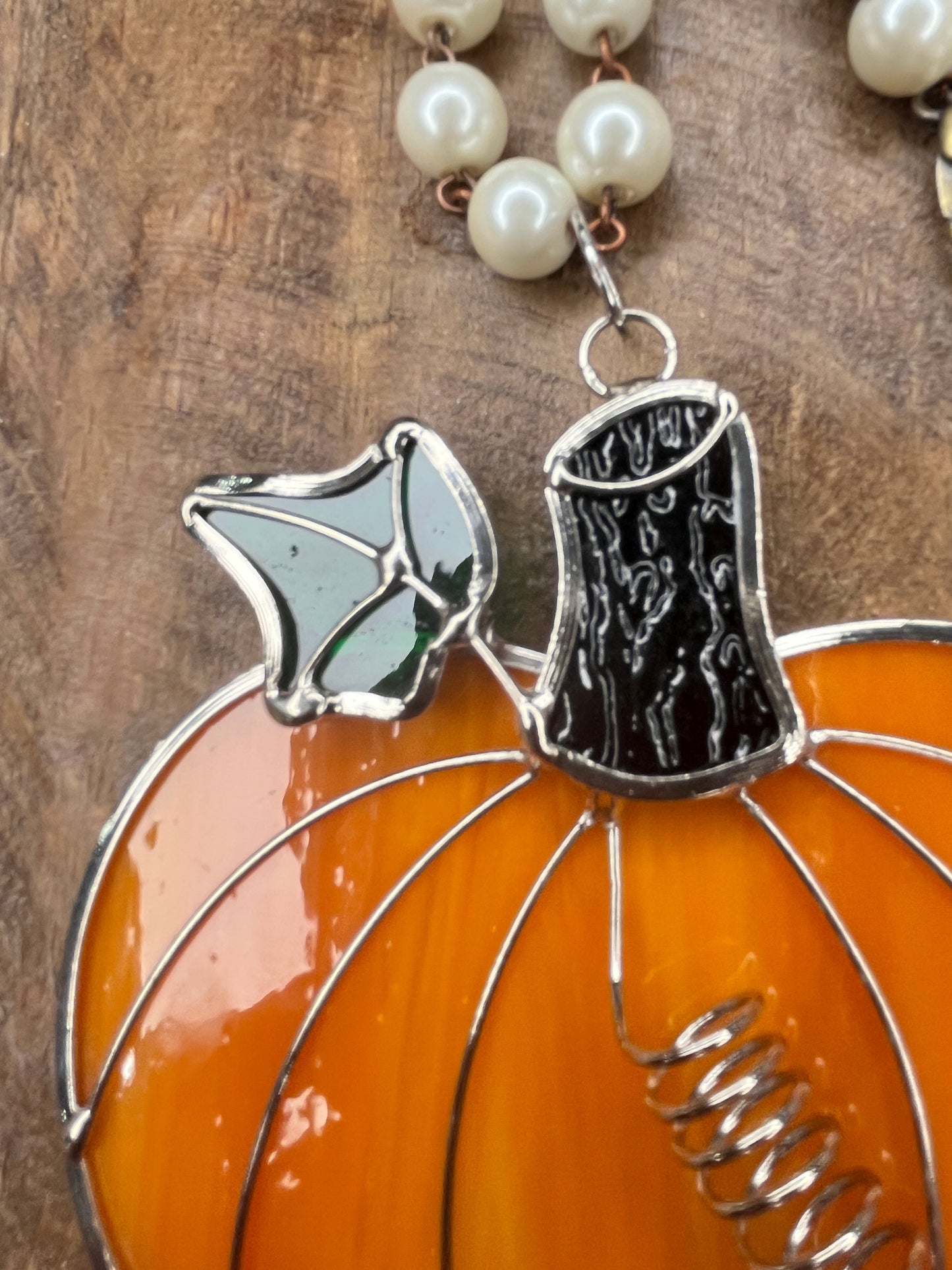 Pumpkin Pearl Necklace