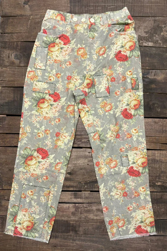 Jaded Gypsy- Travelers Pants (Floral Meadows)
