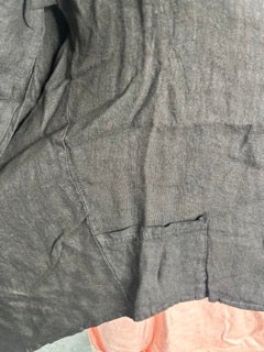 SALE!!! Button Up Linen Jacket (Black)