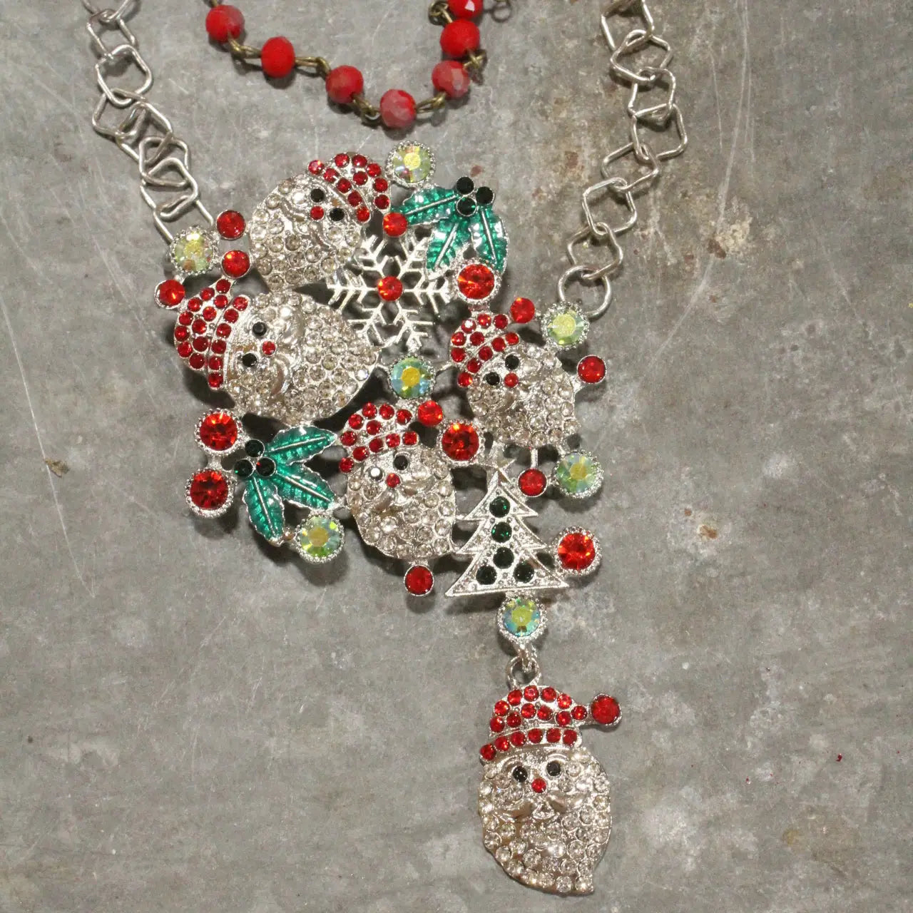 Santa Claus Is Coming To Town Layered Necklace