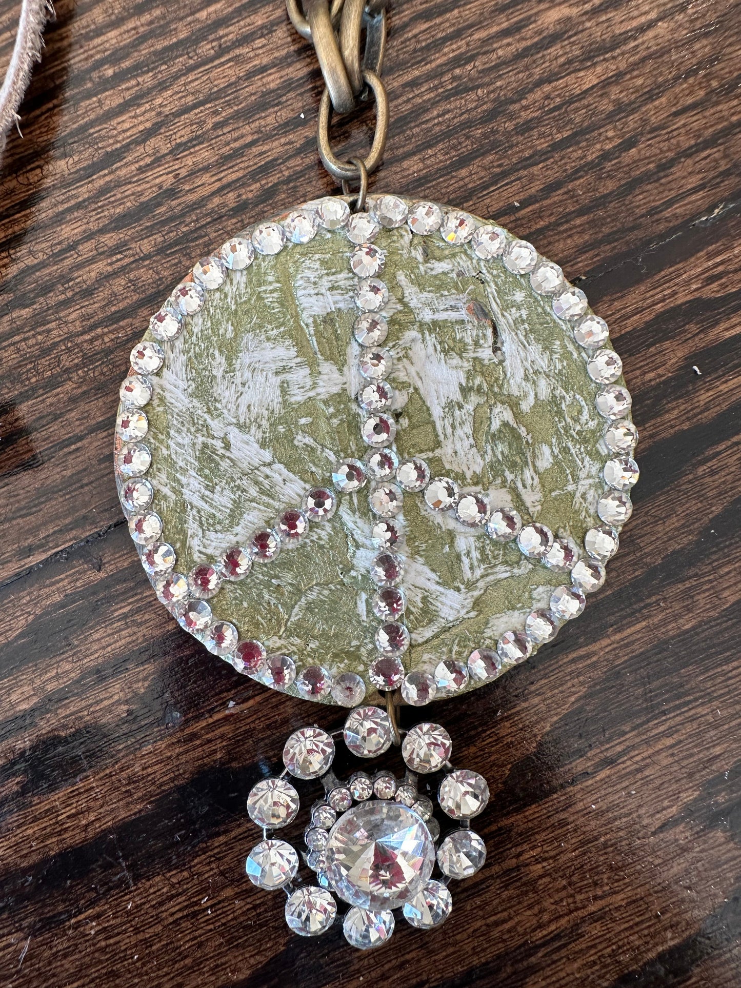 Rare Bird- Blingy Peace Necklace