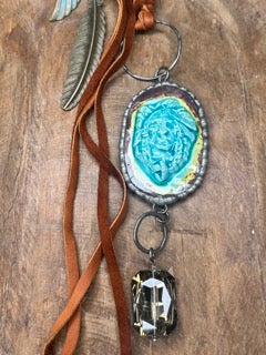 Art By Amy- Native American Chief Necklace A
