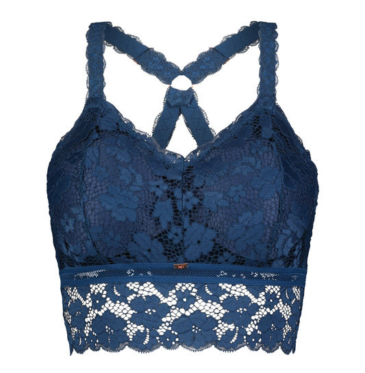 JadyK- Juliette Deluxe Lace Bralette (NAVY BLUE)