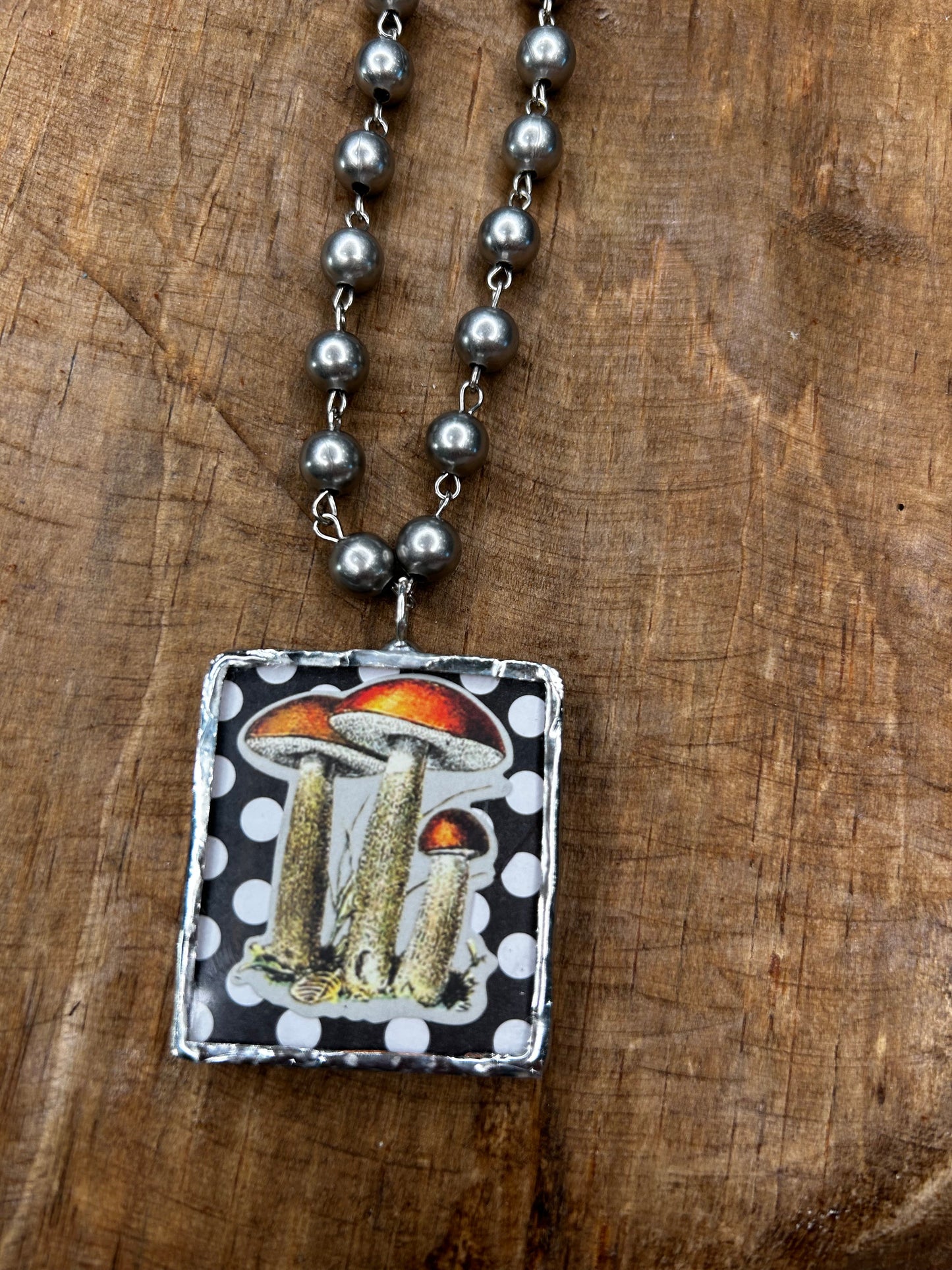 Mushroom Necklace Small