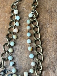Art by Amy- Soldered Porcelain Pumpkin Necklace