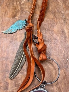 Art By Amy- Native American Chief Necklace A