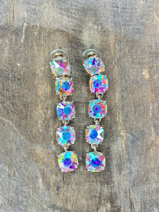 Rhinestone Dangle Earrings
