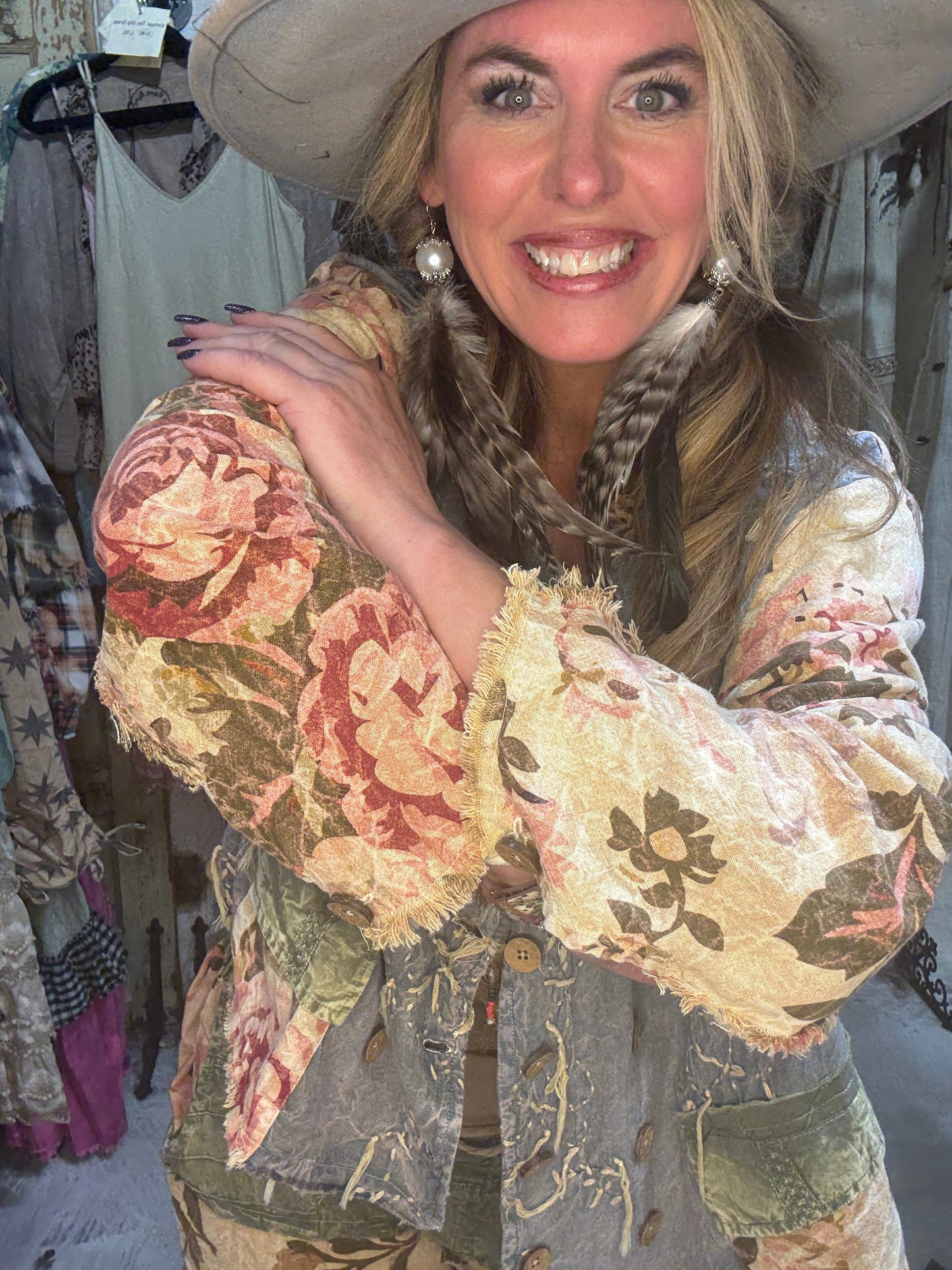 A Rare Bird Denim Tiered  Pant *Final Sale*
