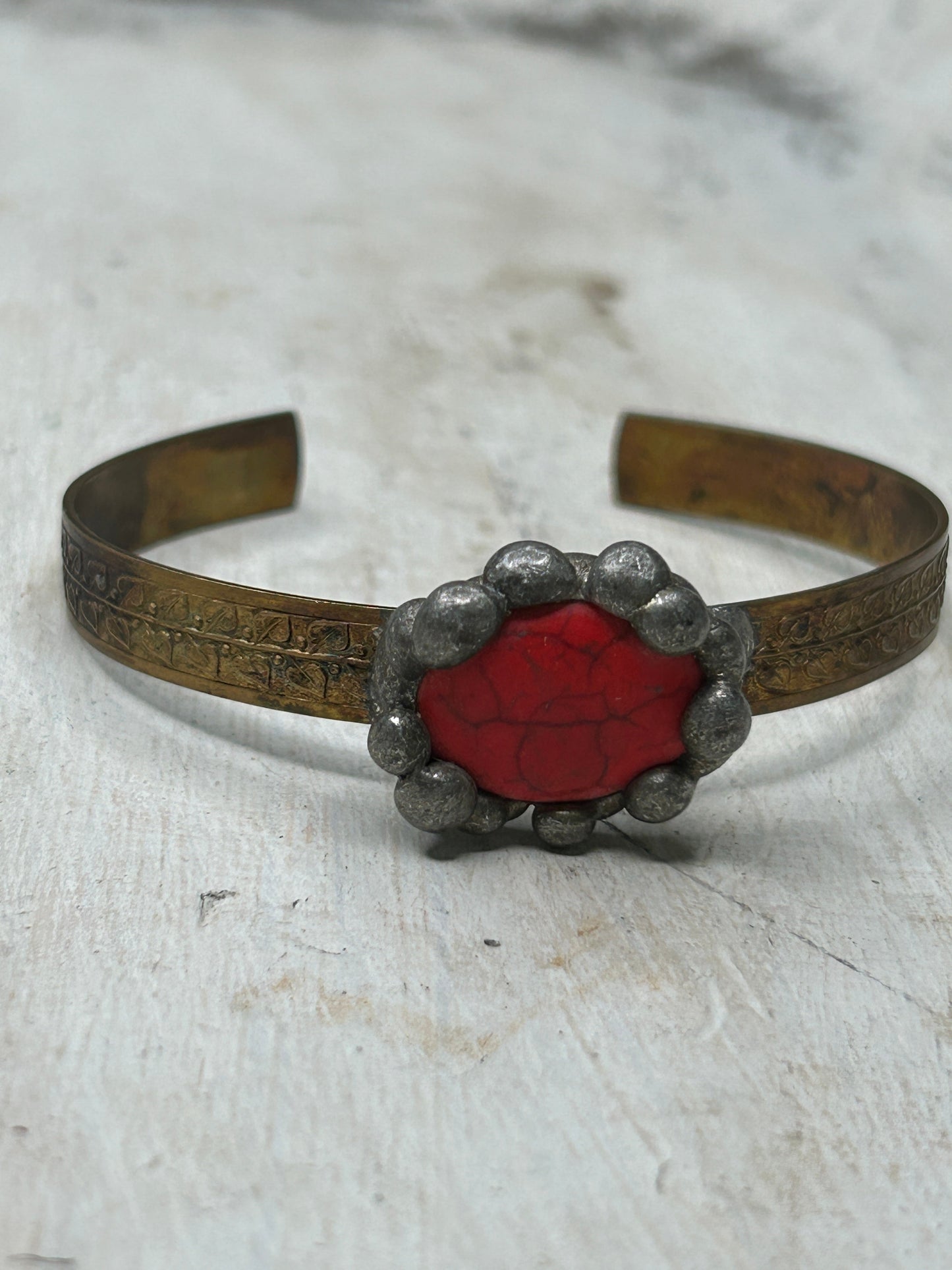 Art By Amy- Soldered Coral Cuff