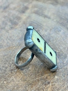 Small Soldered Dice Ring (2)